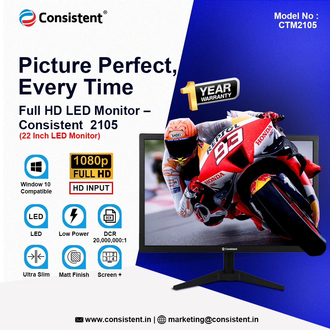 Consistent LED Monitor 22-inch (CTM2105)