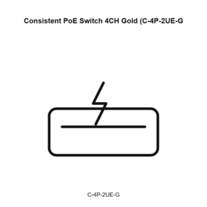 Consistent PoE Switch 4CH Gold (C-4P-2UE-G)