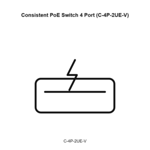 Consistent PoE Switch 4 Port (C-4P-2UE-V)