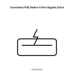 Consistent PoE Switch 4 Port Gigabit (CG-4P-2UG)