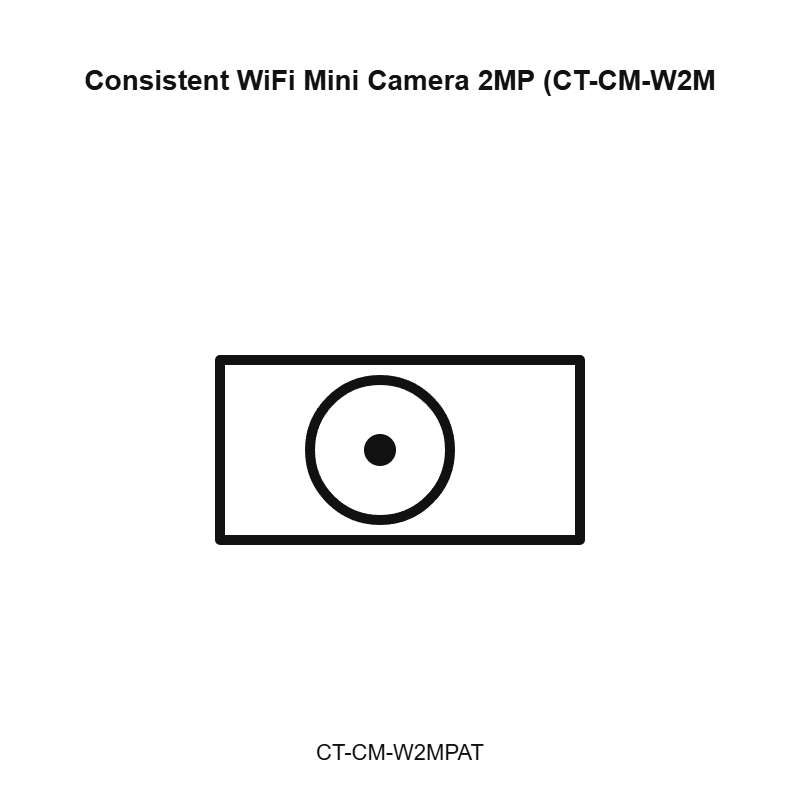 Consistent WiFi Mini Camera 2MP (CT-CM-W2MPAT)