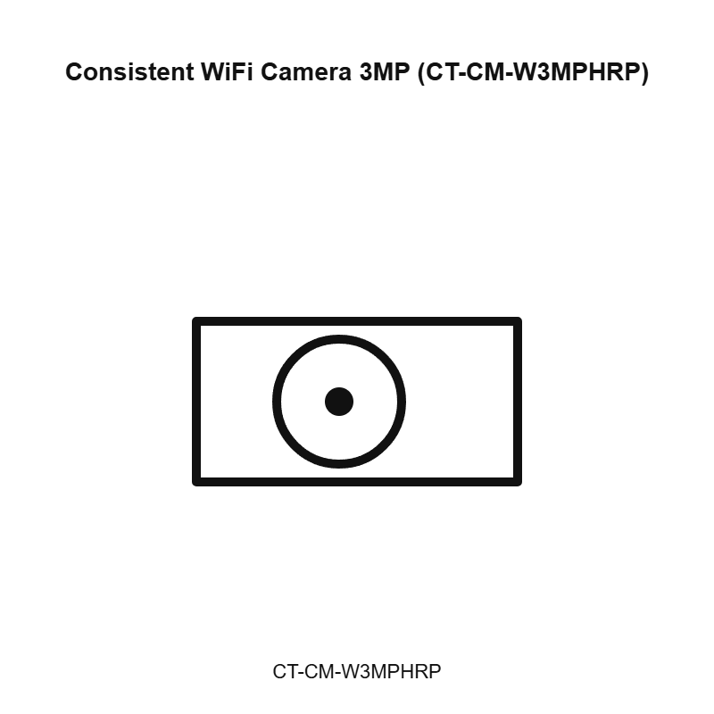 Consistent WiFi Camera 3MP (CT-CM-W3MPHRP)