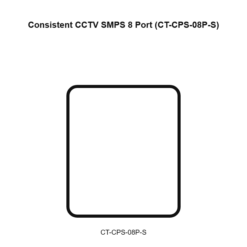Consistent CCTV SMPS 8 Port (CT-CPS-08P-S)
