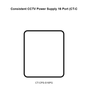Consistent CCTV Power Supply 16 Port (CT-CPS-S16PG)