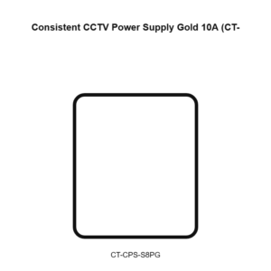 Consistent CCTV Power Supply Gold 10A (CT-CPS-S8PG)