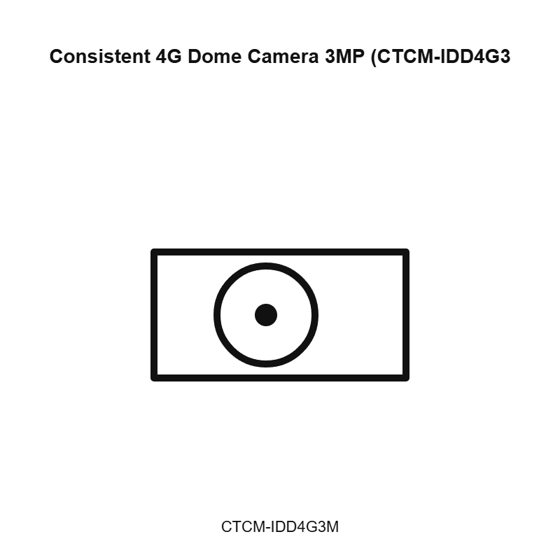 Consistent 4G Dome Camera 3MP (CTCM-IDD4G3M)