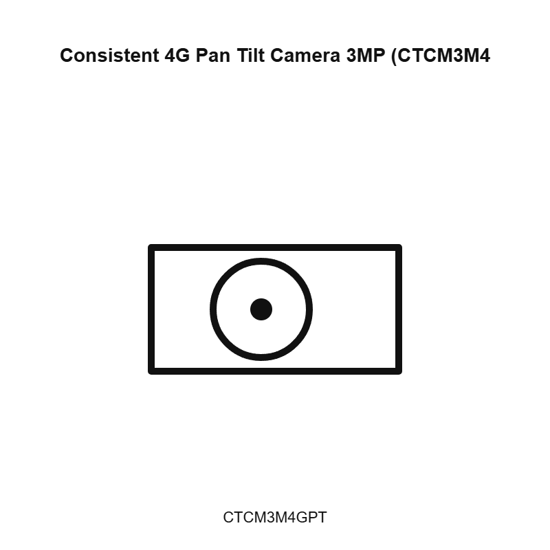 Consistent 4G Pan Tilt Camera 3MP (CTCM3M4GPT)