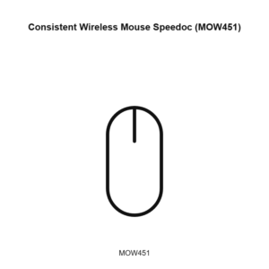 Consistent Wireless Mouse Speedoc (MOW451)