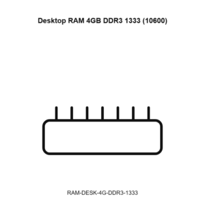 Desktop RAM 4GB DDR3 1333 (10600)