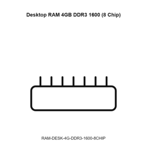 Desktop RAM 4GB DDR3 1600 (8 Chip)