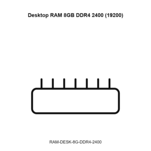 Desktop RAM 8GB DDR4 2400 (19200)