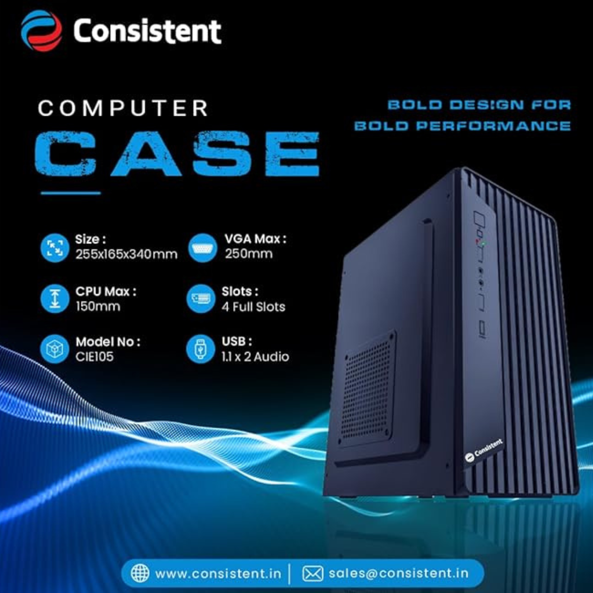 Consistent Cabinet with SMPS (CIE105)