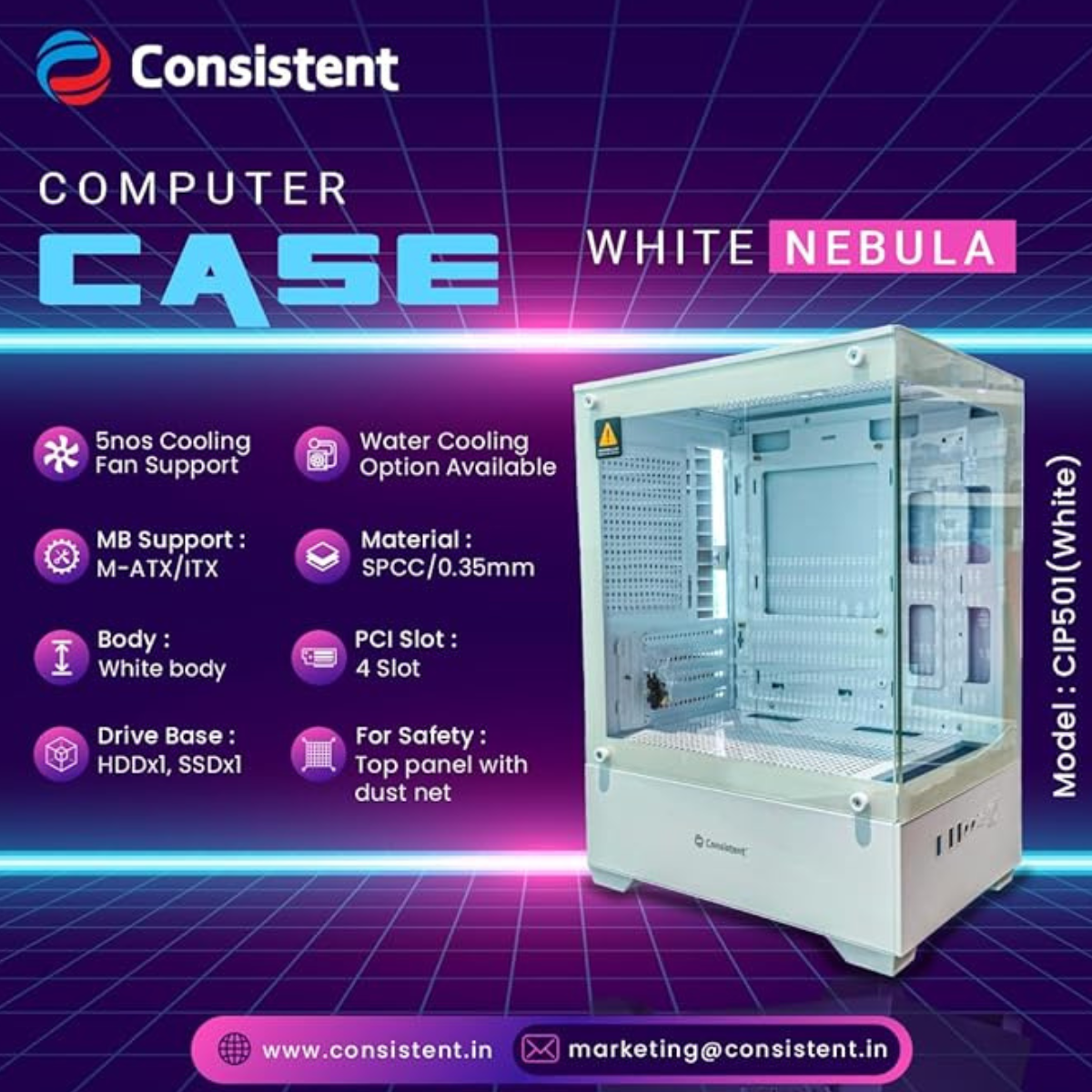 Consistent Gaming Cabinet (CIP501) - Image 3