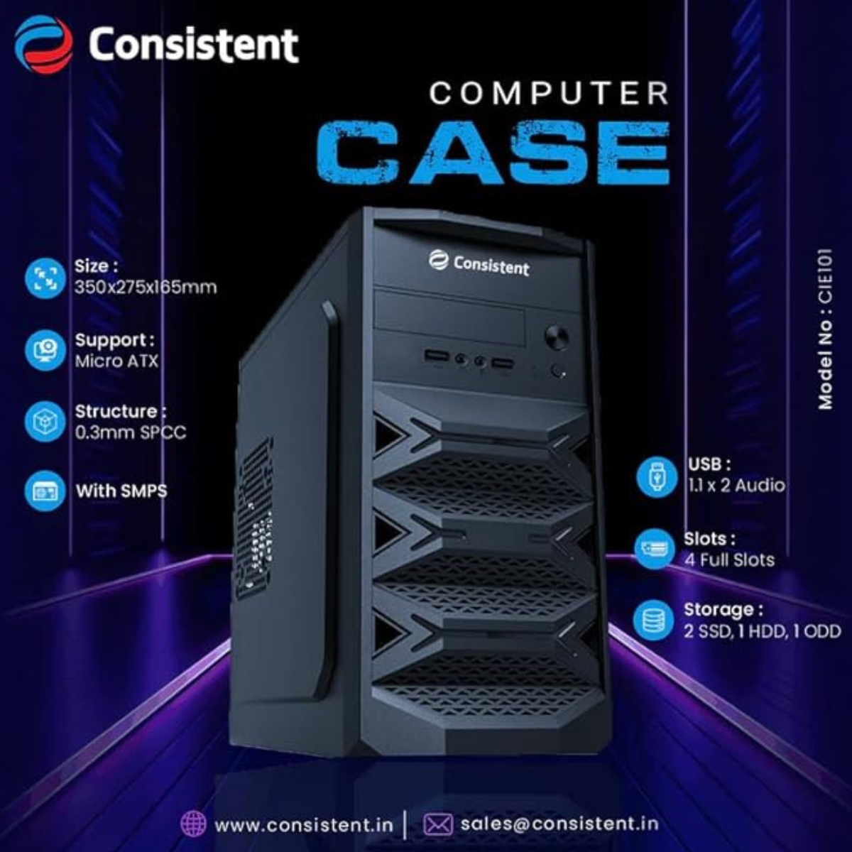 Consistent Cabinet with SMPS (CIE101) - Image 4