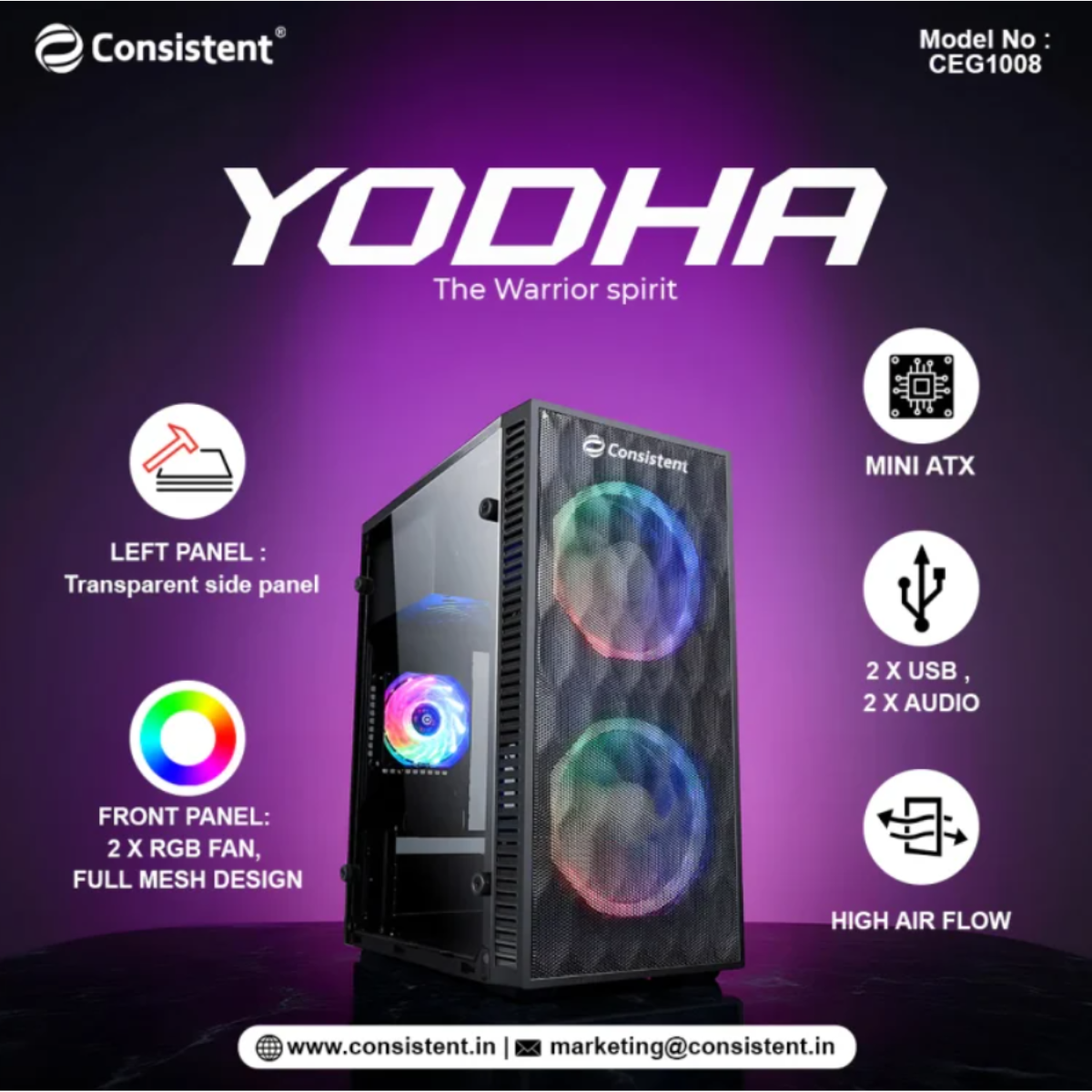 Consistent Gaming Cabinet (CEG1008)