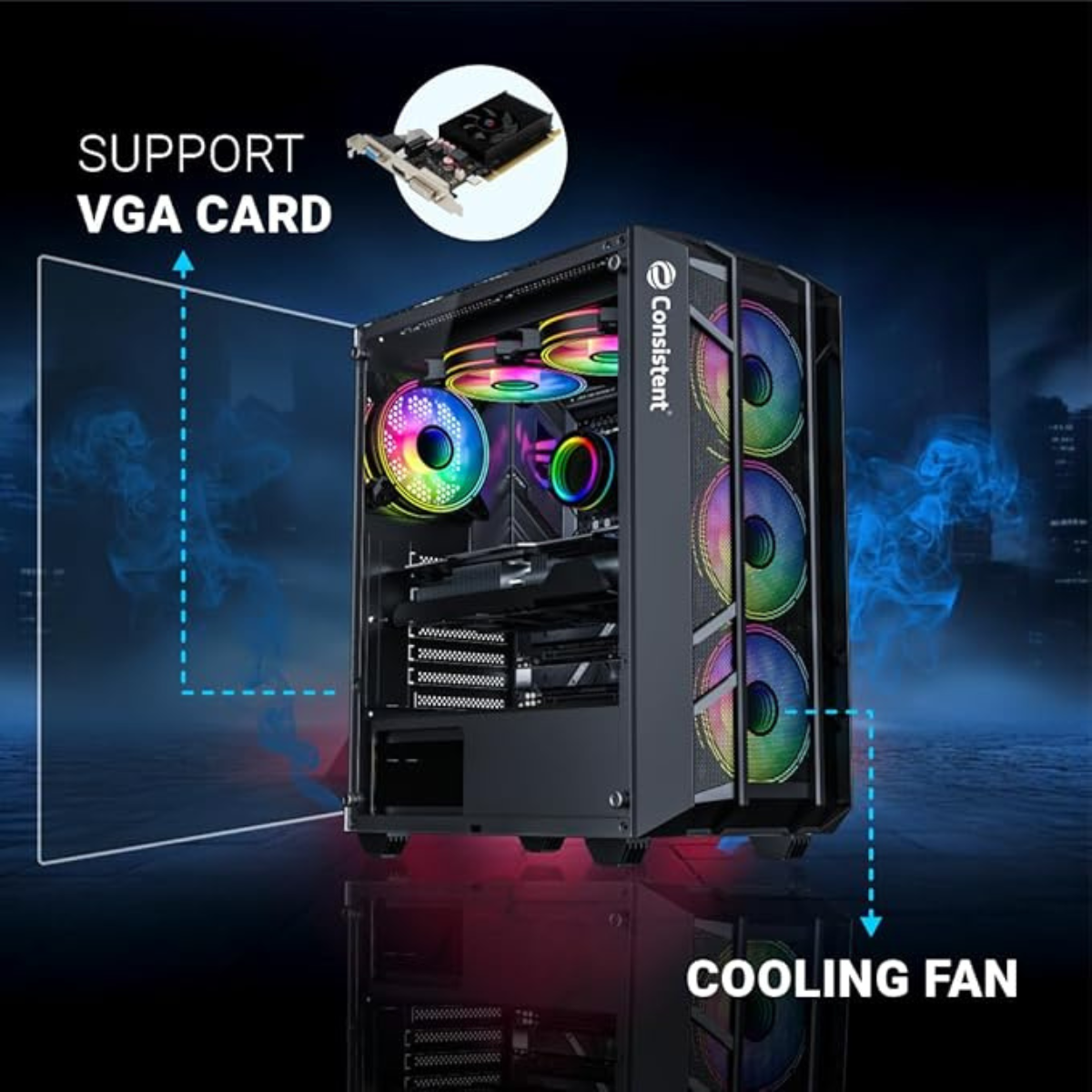 Consistent ATX Cabinet (CE009) - Image 4