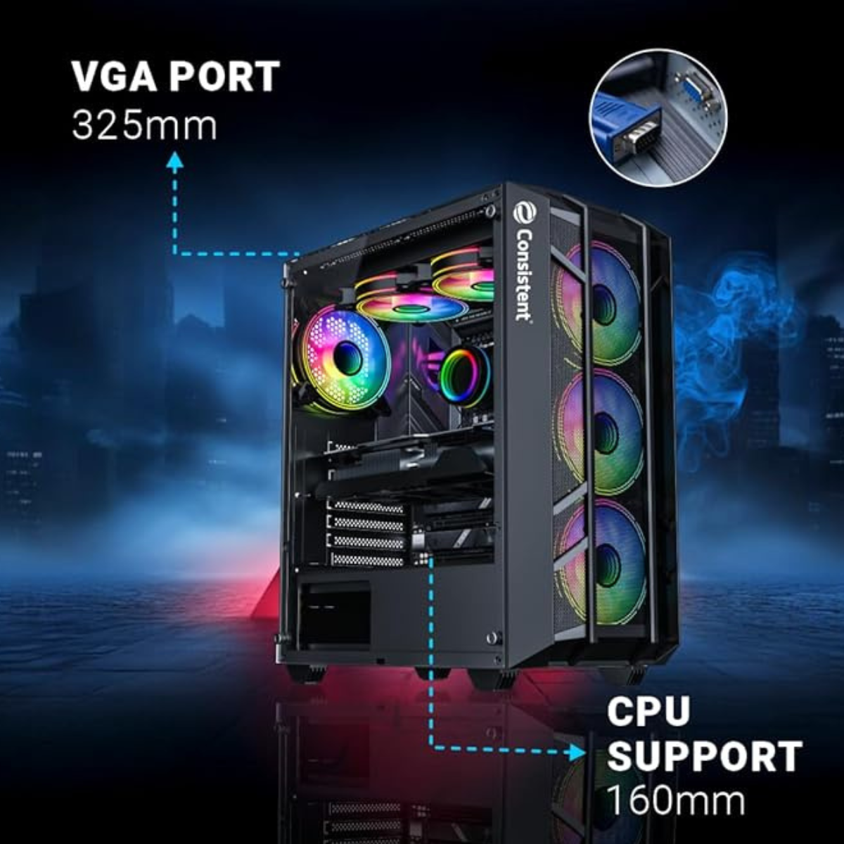 Consistent ATX Cabinet (CE009) - Image 3