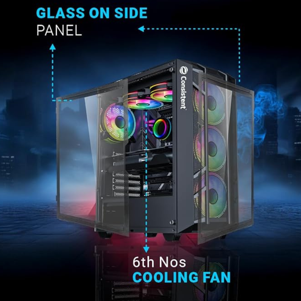 Consistent ATX Cabinet (CE009) - Image 2