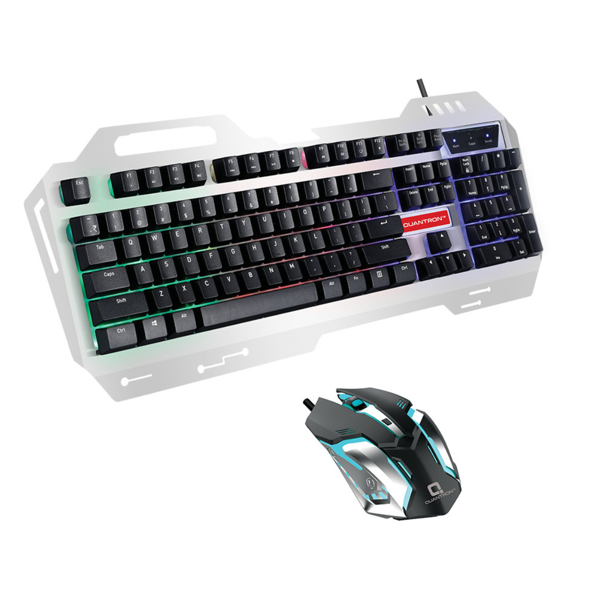 QUANTRON KEYBOARD & MOUSE WIRED COMBO QKB-12