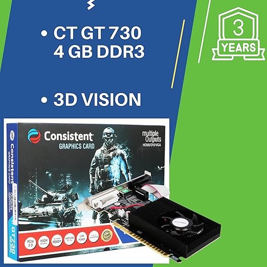 Consistent Graphics Card 4GB DDR3 (CTGT7304GD3) - Image 3