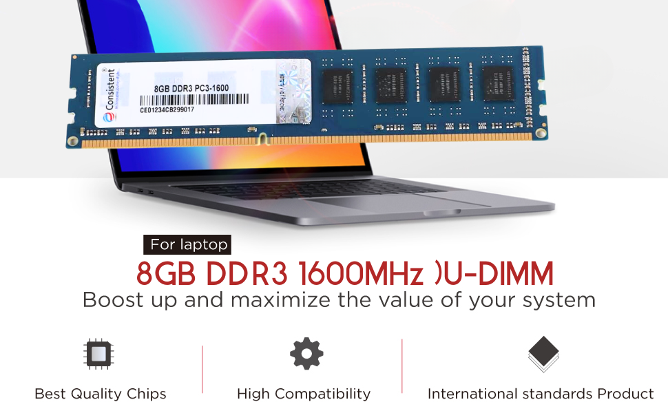 Desktop RAM 8GB DDR3 1600 (12800) - Image 3