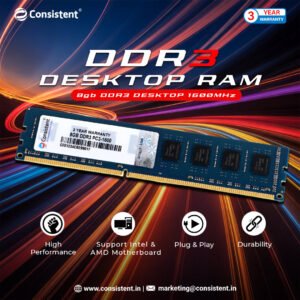 Desktop RAM 8GB DDR3 1600 (12800)