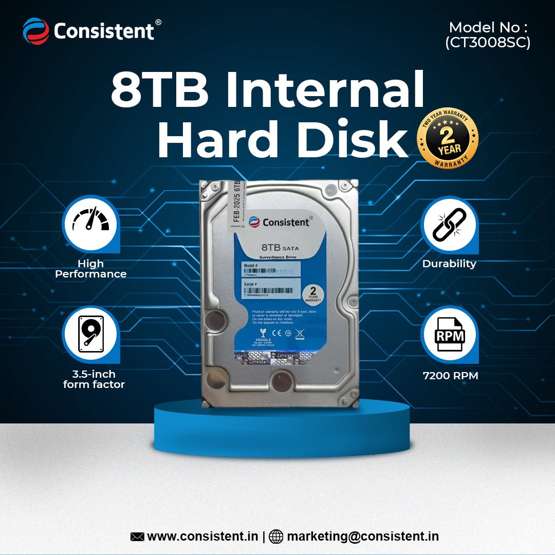 Consistent HDD 8TB (CT3008C)