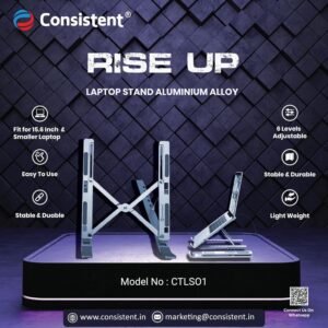 Consistent Aluminium Laptop Stand (CTLS001)