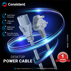 Consistent Desktop Power Cable (CT-PC20)