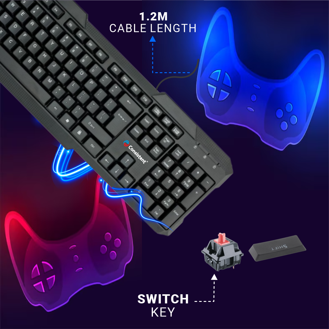 Consistent Wireless Keyboard Mouse Combo (CMW402) - Image 5