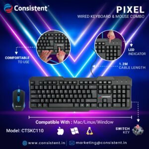 Consistent Keyboard Mouse Combo Blackpanther (CTGC1150)
