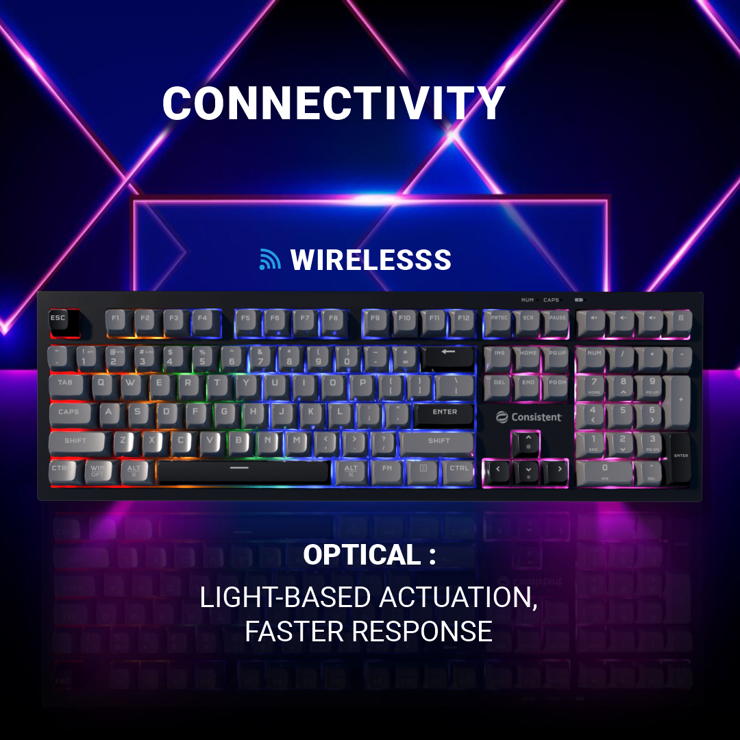 Consistent Wireless Gaming Keyboard Storm (CTGW1130) - Image 3