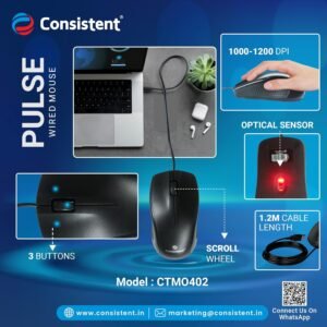Consistent Pulse Wired Mouse (CTM0402)