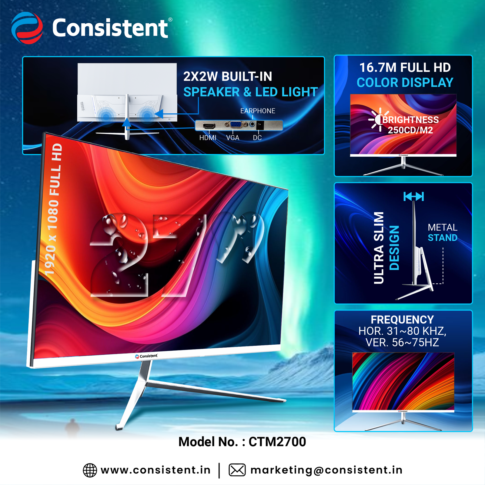 Consistent LED Monitor (CTM1902)