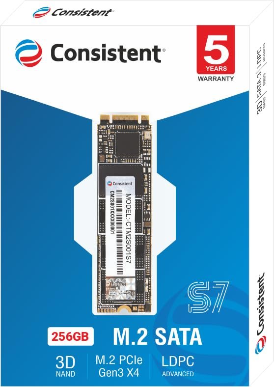 Consistent M.2 SSD 256GB (CTM25256S6) - Image 3