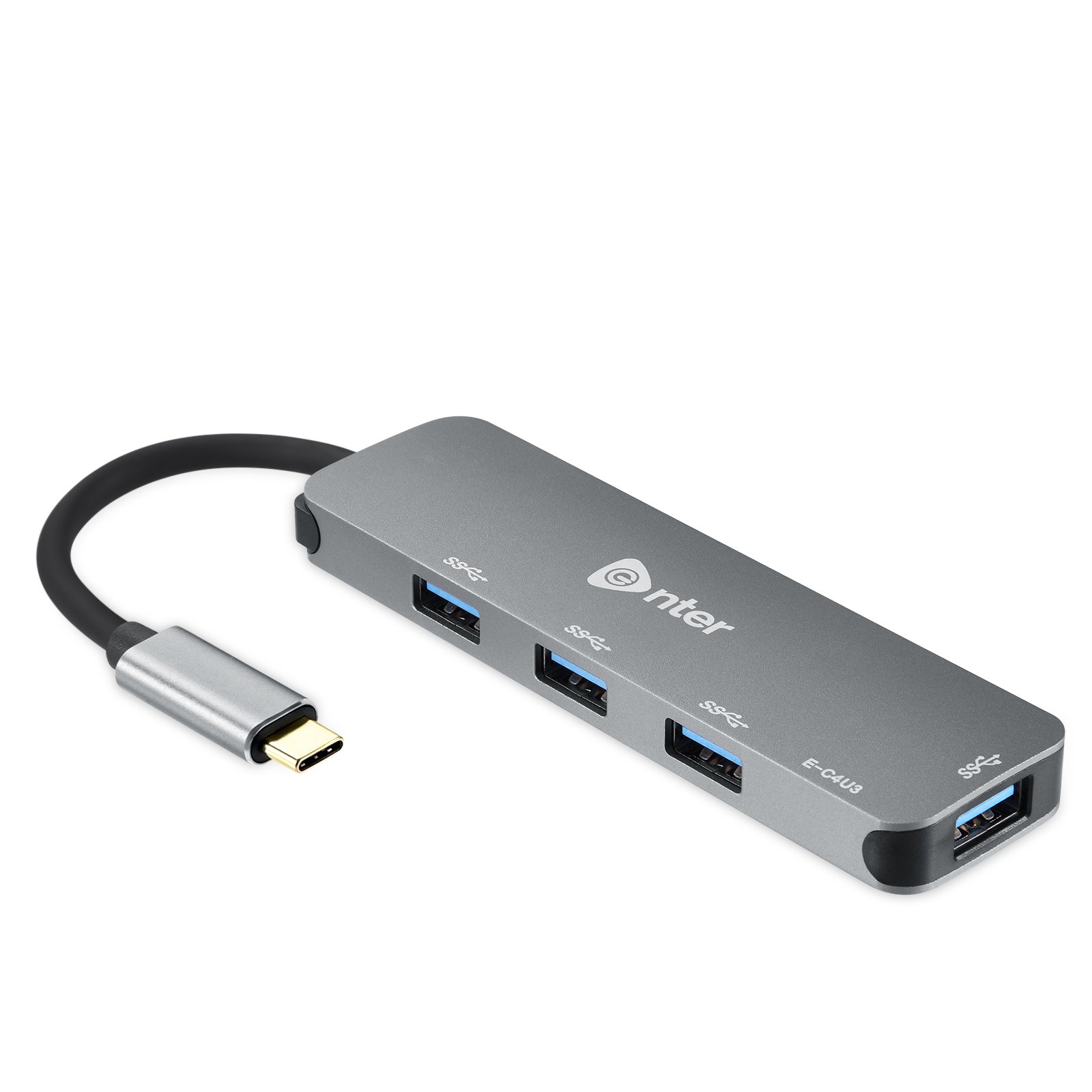 ENTER HUB TYPE C TO 4 PORT USB 3.0 C4U30