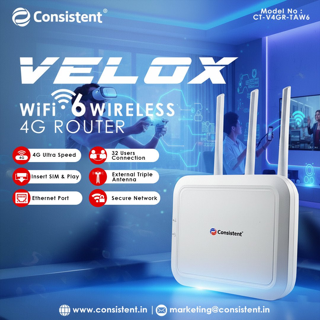Consistent 4G Router WiFi 6 (CT-4GR-TAW6)