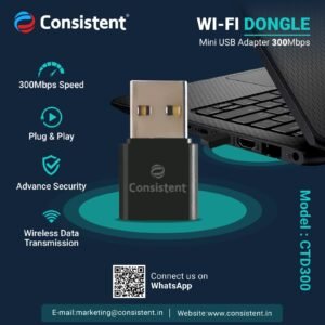 Consistent WiFi Dongle 300 Mbps (CTD300)