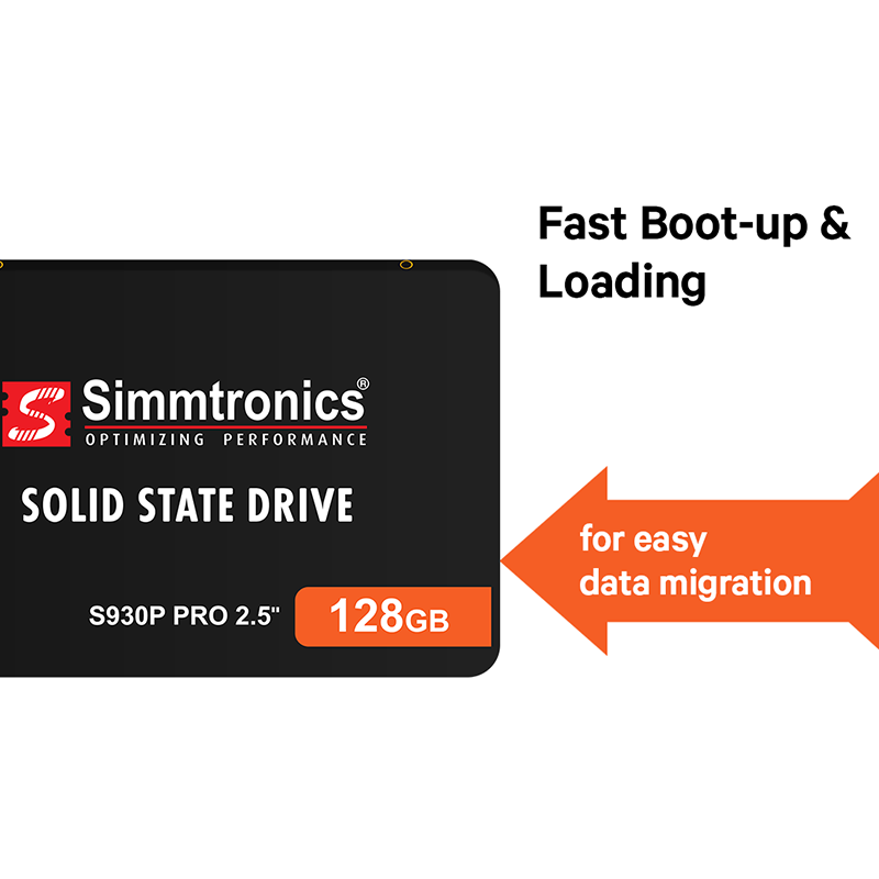 Simmtronics 2.5 SATA 128GB SSD (S930P) - Image 4