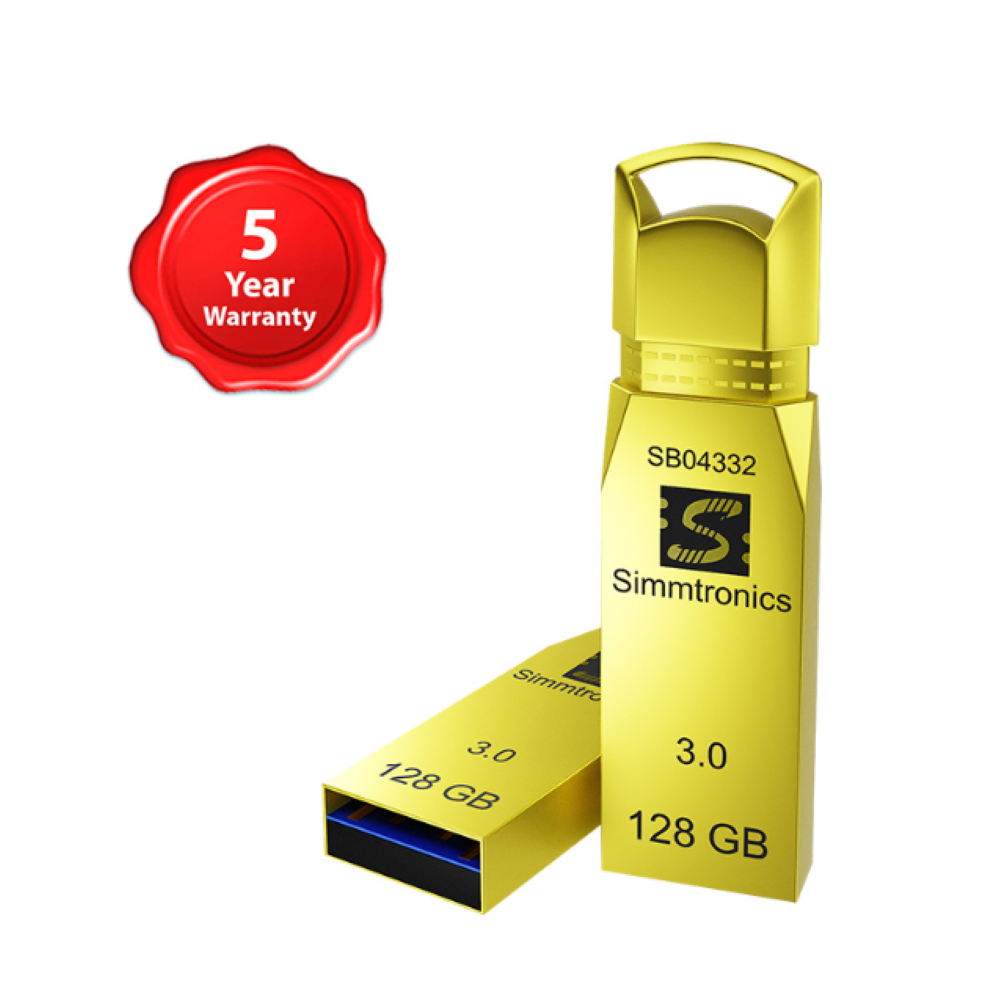 Simmtronics Flash Drive USB 3.2 Plastic 128GB