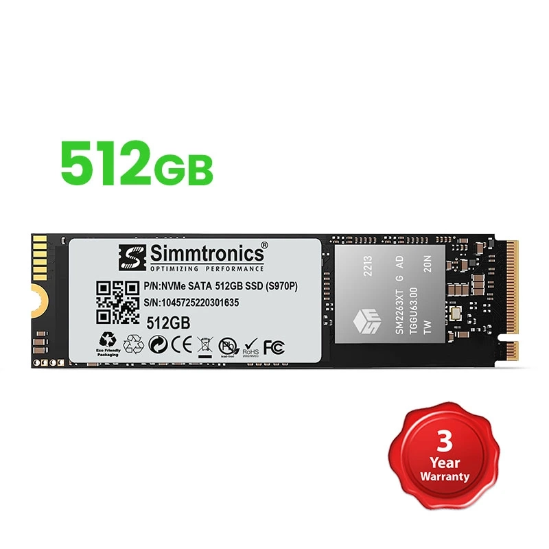 Simmtronics NVMe 512GB SSD (S970P) - Image 2