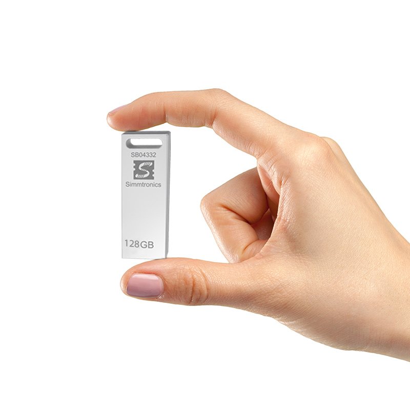 Simmtronics Pendrive USB 2.0 Metal 128GB - Image 3