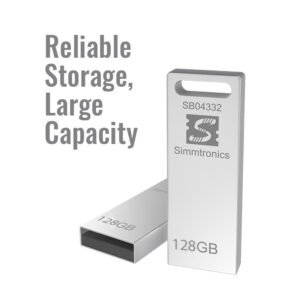 Simmtronics Pendrive USB 2.0 Metal 128GB