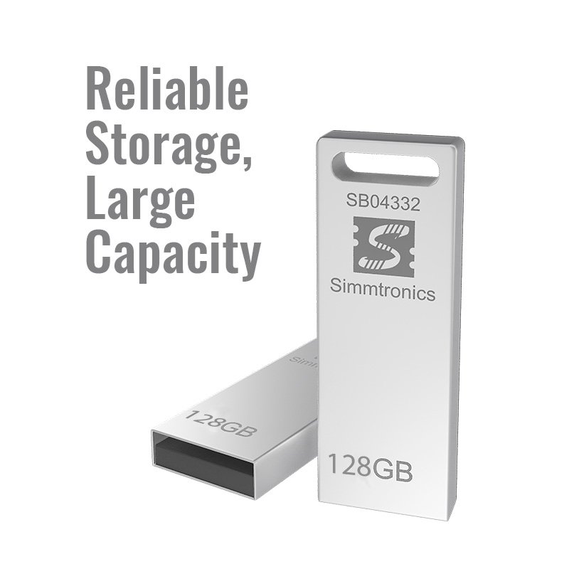 Simmtronics Pendrive USB 2.0 Metal 128GB