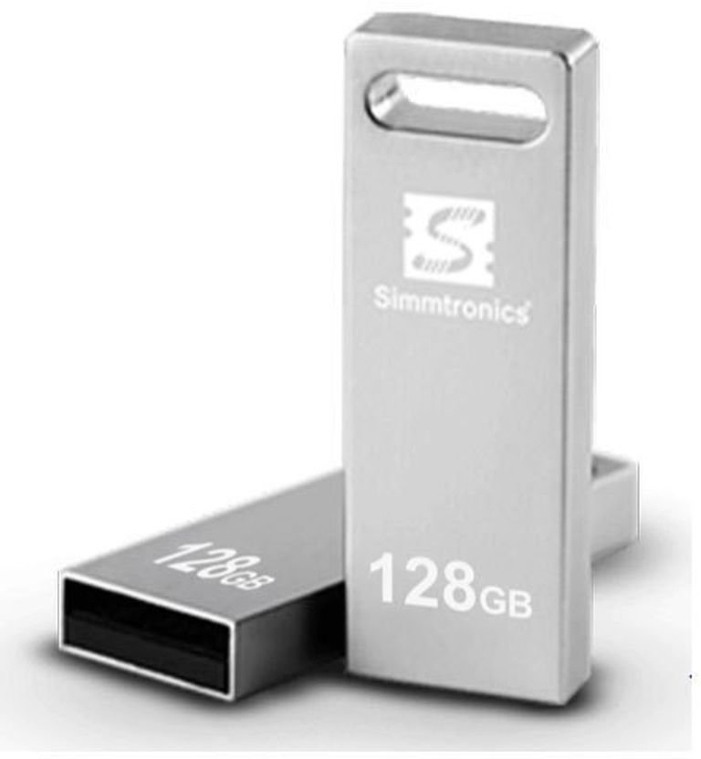 Simmtronics Pendrive USB 2.0 Plastic 128GB