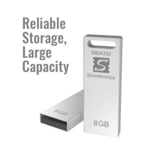 Simmtronics Pendrive USB 2.0 Metal 8GB