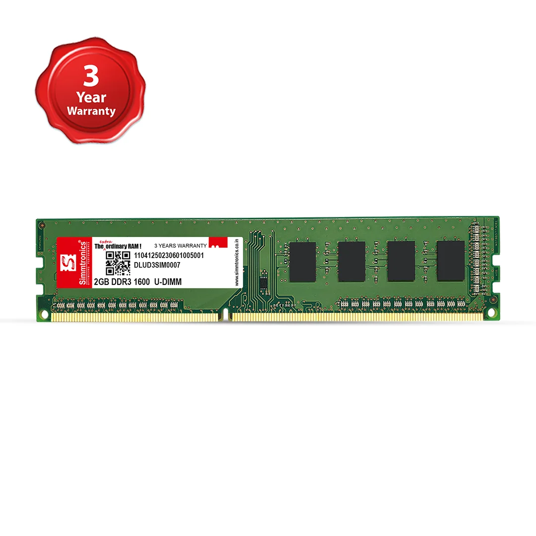 Simmtronics RAM 2GB DDR3 1600MHz - Image 2