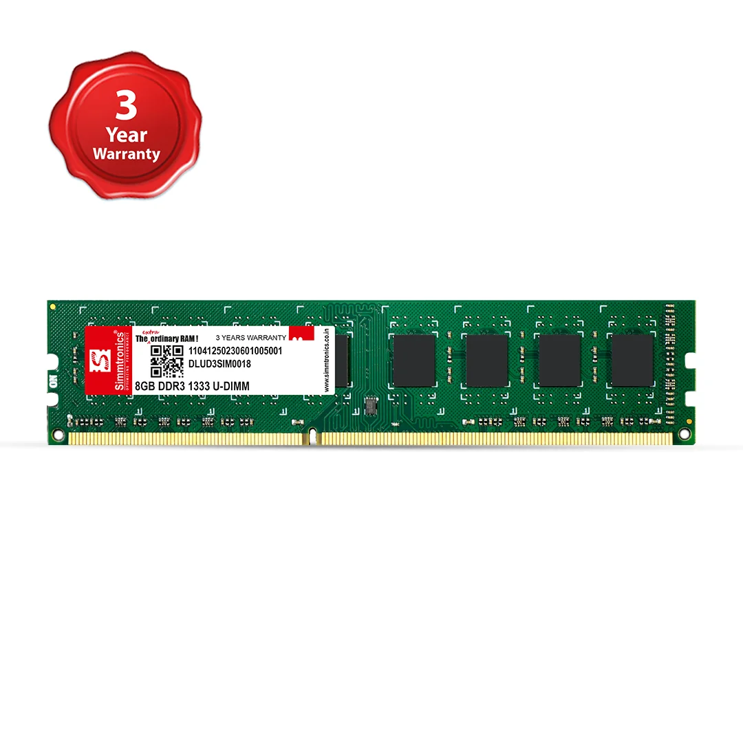 Simmtronics RAM 8GB DDR3 1333MHz - Image 2