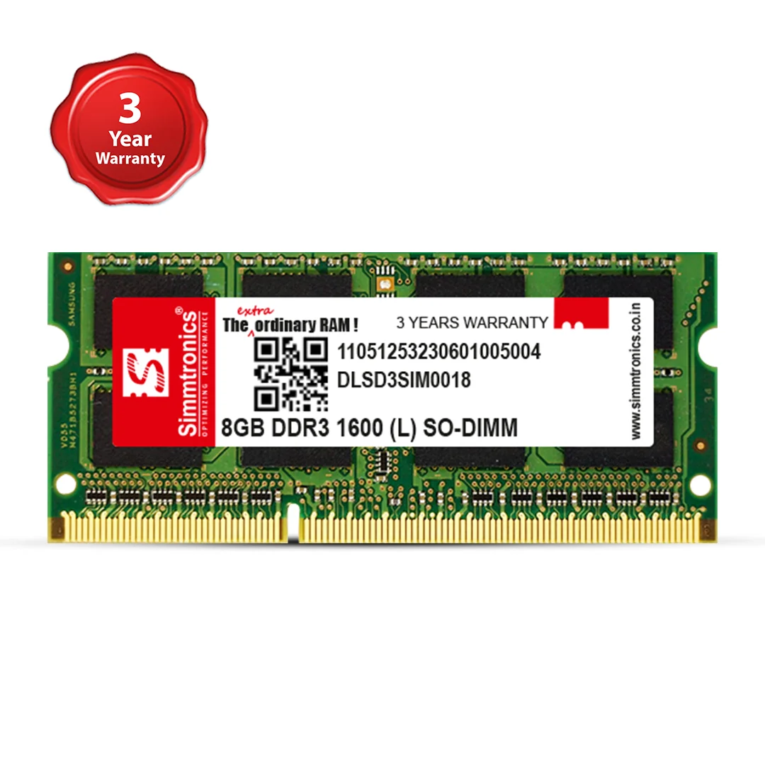 Simmtronics RAM 8GB DDR3 1600MHz - Image 2