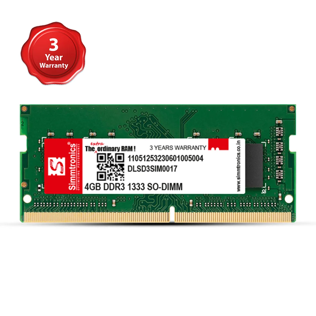 Simmtronics SO-DIMM RAM 4GB DDR3 1333MHz (Laptop) - Image 2